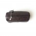 Framed Top Zip Washbag (Dark Brown)